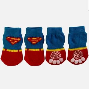Superman Puppy Anti-slip Socks Tiny & Small Breed